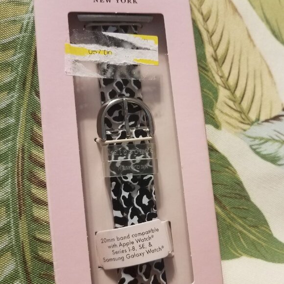 Kate Spade 20mm band comparable with Apple Watch Series I-8, SE & Samsung Galaxy - Picture 1 of 2